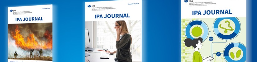 Drei Titelbilder der IPA Journale 2025